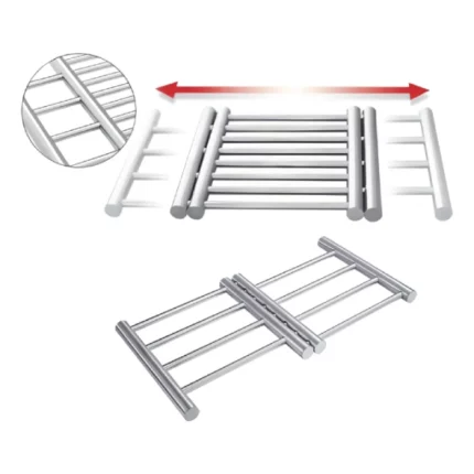 support dessous de plat pot casserole extensible en acier inoxydable hao shun