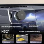 support de téléphone magnétique rotatif 360° à ventouse bkn k009