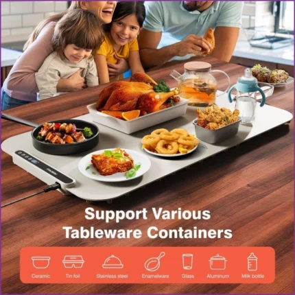 tapis chauffant de réchauffement alimentaire électrique itrusou