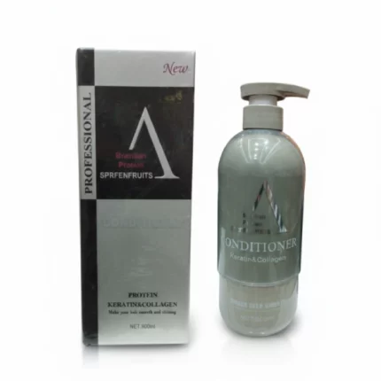 brazilian protein A conditioner après-shampooing de traitement capillaire lissant à la kératine et collagène 800ml