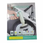 brosse de nettoyage électrique rechargeable multifonctions 7en1