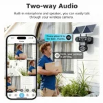 Caméra de Surveillance Solaire 4G PTZ 12MP UHD 4 Objectifs HiEasy + 2 Panneaux Solaires – Image 5