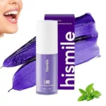 hismile v34 dentifrice sérum correcteur de couleur blanchissement dents