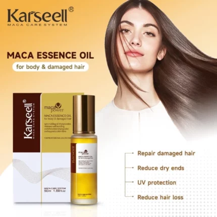 karseell maca essence oil huile élixir de croissance capillaire et anti-chute 50ml