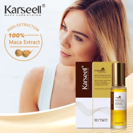 karseell maca essence oil huile élixir de croissance capillaire et anti-chute 50ml