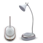 lampe de bureau led flexiglow avec bras flexible blanc usb