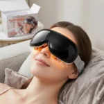 masseur masque lunettes oculaire de sommeil relaxant vibrant chaud froid à vapeur intelligent mdhl md225 noir