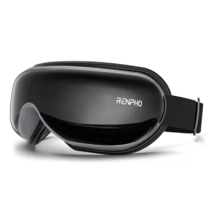 masseur masque lunettes oculaire de sommeil relaxant vibrant chauffant à vapeur intelligent renpho eyeris 1 noir