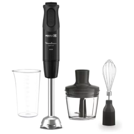 mixeur plongeant moulinex optichef 4en1 DD6552EG 1000w noir