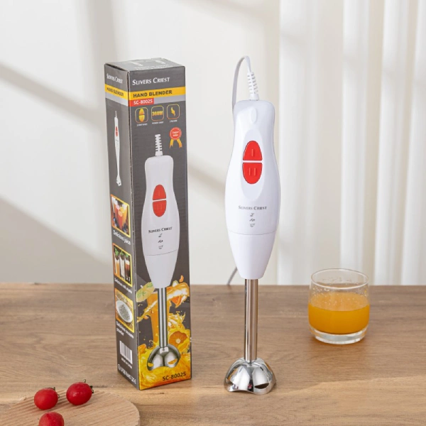 mixeur plongeant silver crest sc-8002s 300w blanc