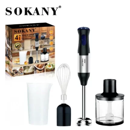 mixeur plongeant sokany sk-1711-4 4en1 1000w noir