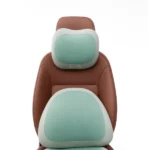 pack confortdrive ergonomique 2en1 coussin de siège rehausseur cervical lombaire assise en mousse à mémoire pour voiture et bureau turquoise vert