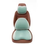 pack confortdrive ergonomique 3en1 coussin de siège rehausseur cervical lombaire assise en mousse à mémoire pour voiture et bureau turquoise vert