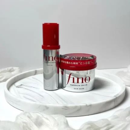pack shiseido fino hair premium touch masque + huile