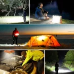 Projecteur Lampe de Travail LED Solaire Rechargeable 100W – 10000 Lumens – Image 5