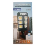projecteur lampe solaire extérieur sh-804b cob 42 led détecteur de mouvement avec télécommande