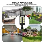 Projecteur Solaire Mural SH-804B 42 LED COB avec Télécommande – Image 3