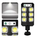 projecteur lampe solaire extérieur sh-804b cob 42 led détecteur de mouvement avec télécommande