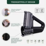 râpe trancheuse de légumes électrique sans fil rechargeable 4en1 hansgo noir