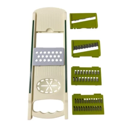 râpe et trancheuse de légumes multifonctions 4en1 vertical avec lames en acier inoxydable