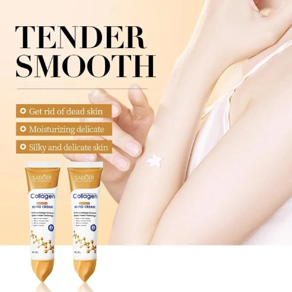 sadoer collagen hand cream crème au collagène pour les mains