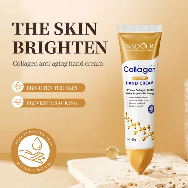sadoer collagen hand cream crème au collagène pour les mains