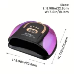 SUN C4 Plus Lampe UV/LED Sèche Ongles Professionnel à Écran LCD - 256W – Image 5