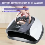 sun c4 plus lampe uv led sèche ongles professionnel à écran lcd 256w 57 led