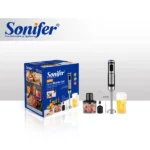 set mixeur plongeant sonifer sf-8138 professionnel 5en1 inox 400w