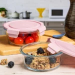 Set de 3 Boîtes de Conservation Alimentaires en Verre Borosilicate – Image 2