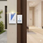 sonnette sans fil avec flash lumineux led 32 mélodies blanc