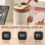 thermos intelligent en acier inoxydable avec affichage led 450ml