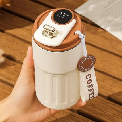 thermos intelligent en acier inoxydable avec affichage led 450ml