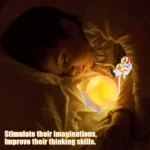 Veilleuse LED 3D Décoratif Rechargeable en Forme d’Astronaute – Image 3