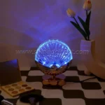 veilleuse lampe led rechargeable usb en forme coquille de perle