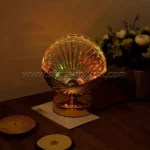 Veilleuse LED Rechargeable USB en forme de Coquille de Perle – Image 3
