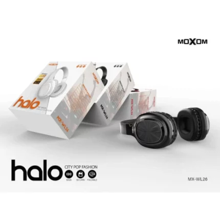 casque sans fil bluetooth moxom mx-wl26 halo