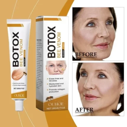 crème botox au venin d'abeille antirides et raffermissement, hydratation, lifting
