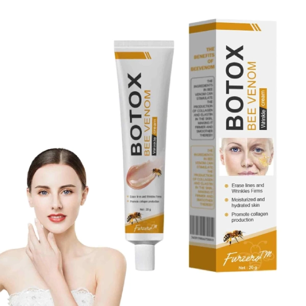 crème botox au venin d'abeille antirides et raffermissement, hydratation, lifting