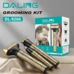 daling dl-9266 dl-9267 tondeuse cheveux rechargeable multifonction 3en1 pour cheveux, barbe, nez