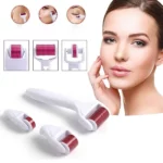 kit derma roller 4en1 3 rouleaux de massage à aiguilles, boost de collagène