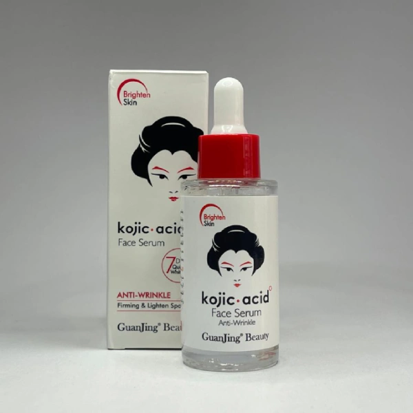 kojic acid face serum sérum visage éclaircissant hydratant anti-taches anti-age à l'acide kojique