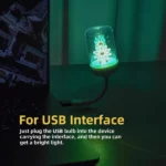 mini lampe de nuit veilleuse usb flexible 360°