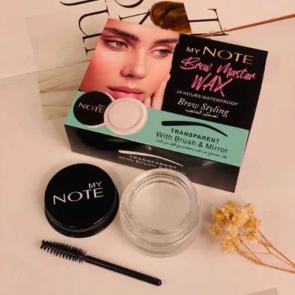 note brow master wax cire fixatrice gel sculptant pour sourcils