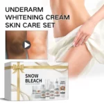 pack snow bleach cream crème éclaircissante pour les parties intimes, les aisselles, le corps, crème éclaircissante pour peaux foncées, crème anti-taches