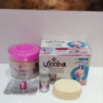 pack de soin visage ujooba beauty 4in1 4en1, savon, crème, sérum, capsule vitamines