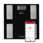 pèse-personne connecté bluetooth impédancemètre terraillon smart connect noir