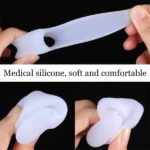 séparateur écarteur correcteur d'orteils en gel silicone pour oignon hallux valgus 2 pièces