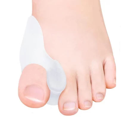 séparateur écarteur correcteur d'orteils en gel silicone pour oignon hallux valgus 2 pièces