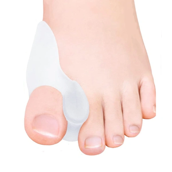 Séparateur d'Orteils en Gel Silicone pour Oignon Hallux Valgus - 2 Pcs séparateur écarteur correcteur d'orteils en gel silicone pour oignon hallux valgus 2 pièces